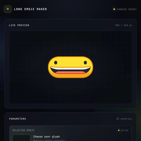 Long Emoji Maker