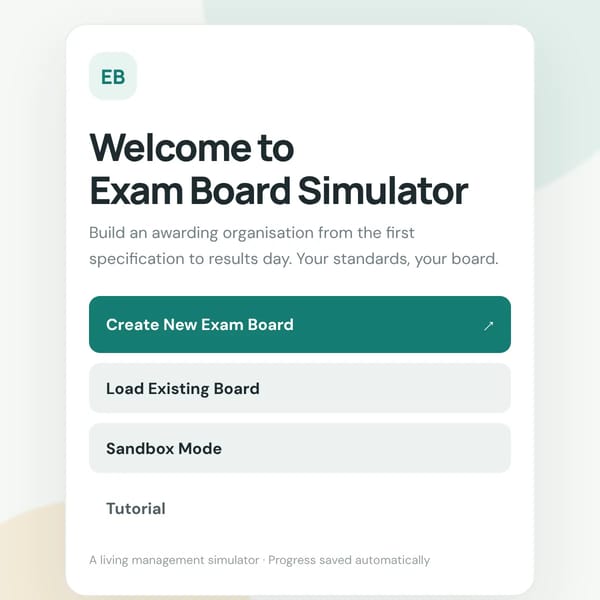 Exam Board Simulator