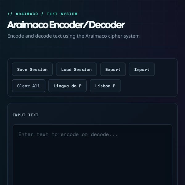 Araimaco Encoder/Decoder