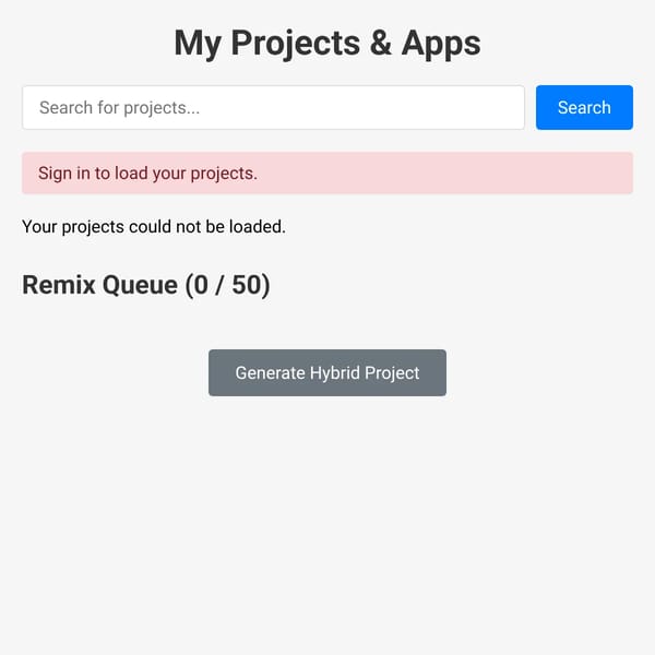 Websim Project Explorer