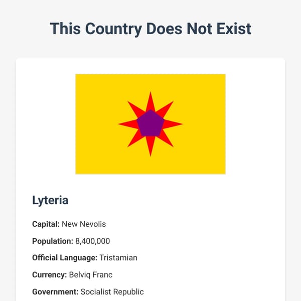This Country Does Not Exist