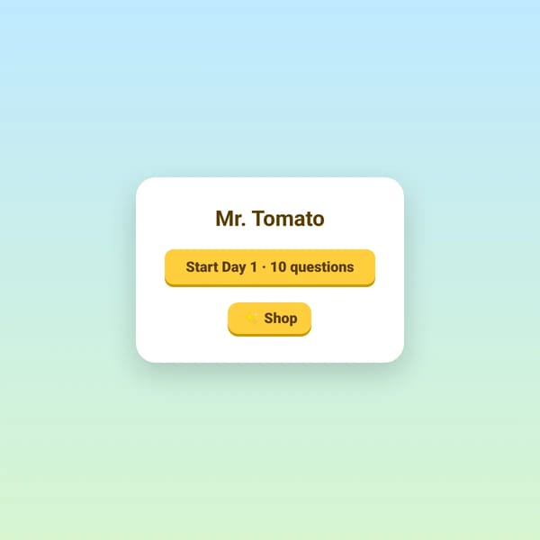 Feed Mr. Tomato