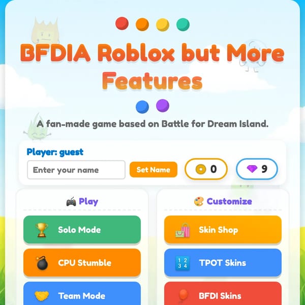 BFDIA Roblox but More
