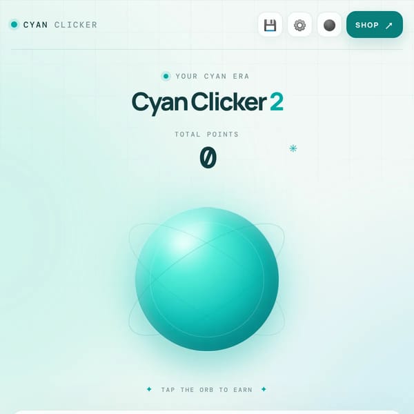Cyan Clicker 2