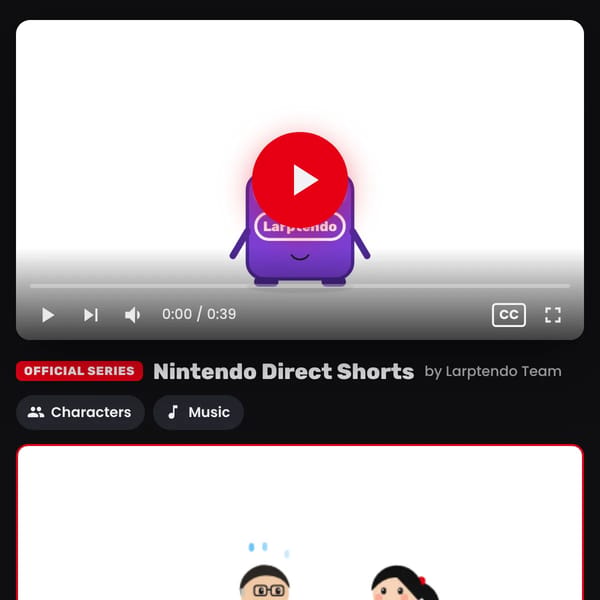 Nintendo Direct Shorts