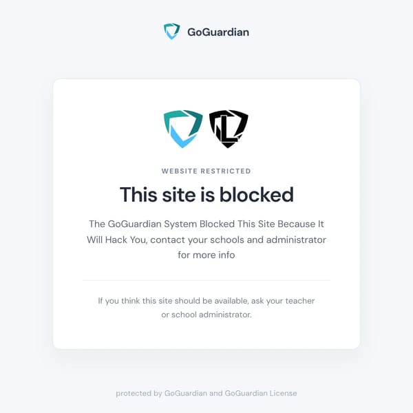 GoGuardian Block