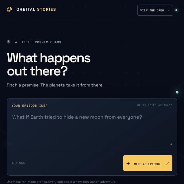 Orbital Stories