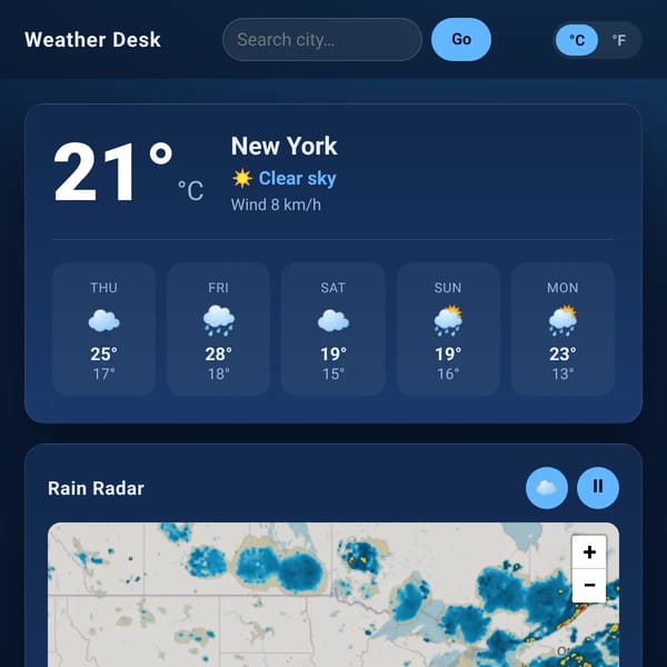 Weather Desk