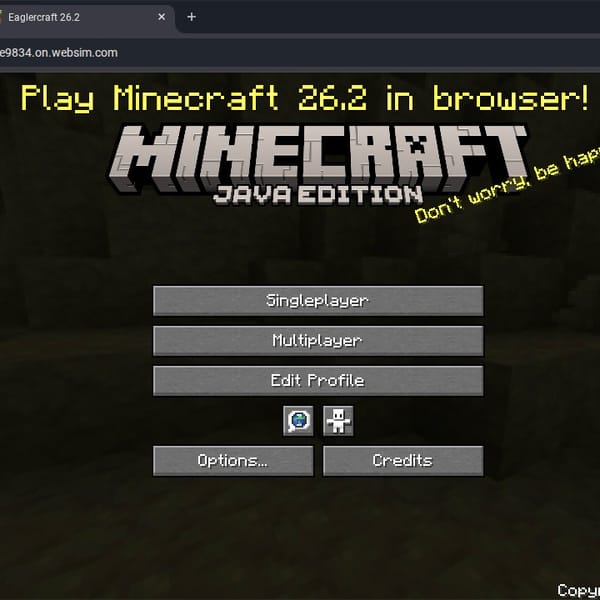 Minecraft 26.2 (Eaglercraft)