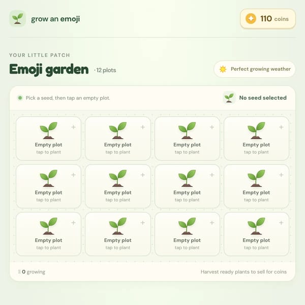 Grow an Emoji
