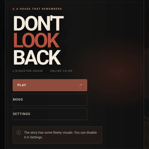 Dont Look Back..