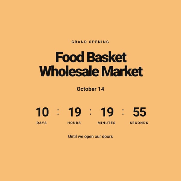 Food Basket Countdown