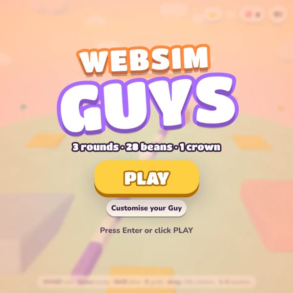 Websim guys reinmagined