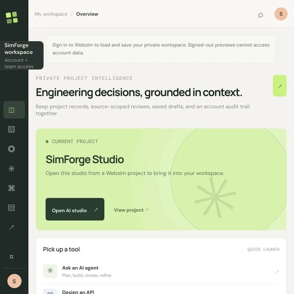 SimForge Studio