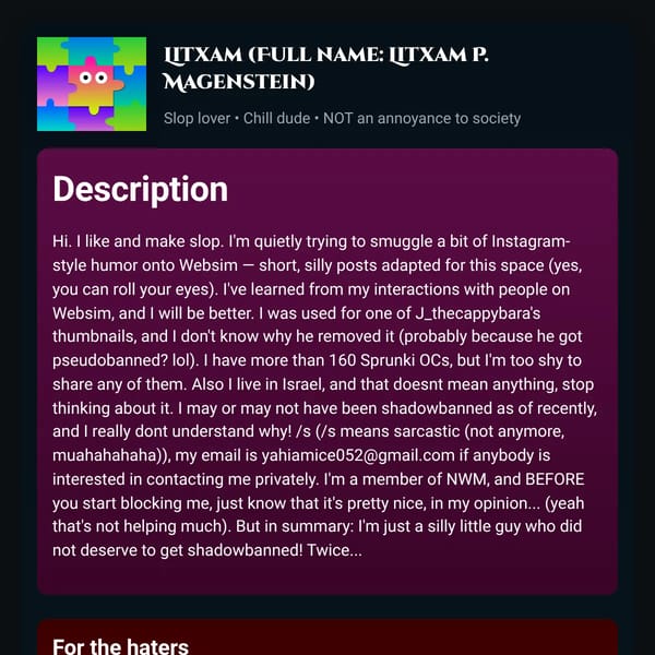 Litxam's Homepage 3