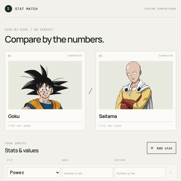 Power Level comparison