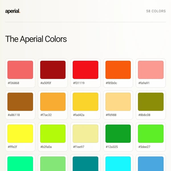 Aperial Colors
