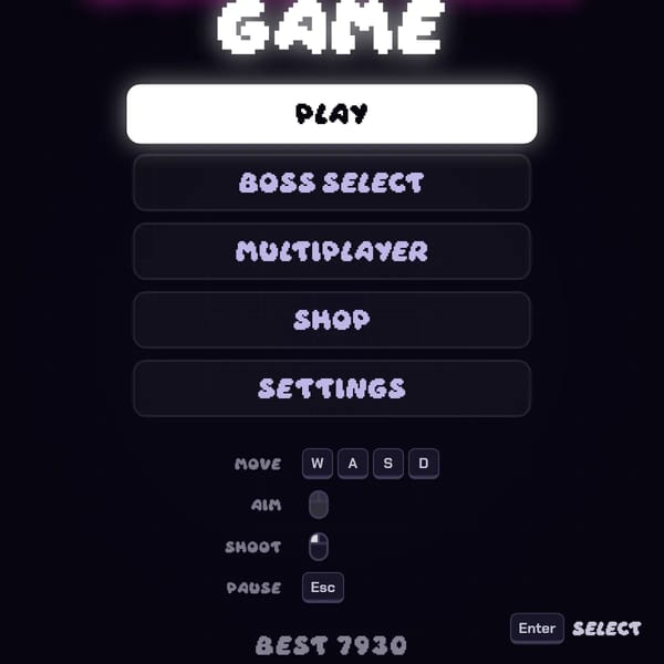 bullet hell game