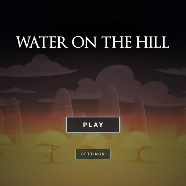 Water on the hill