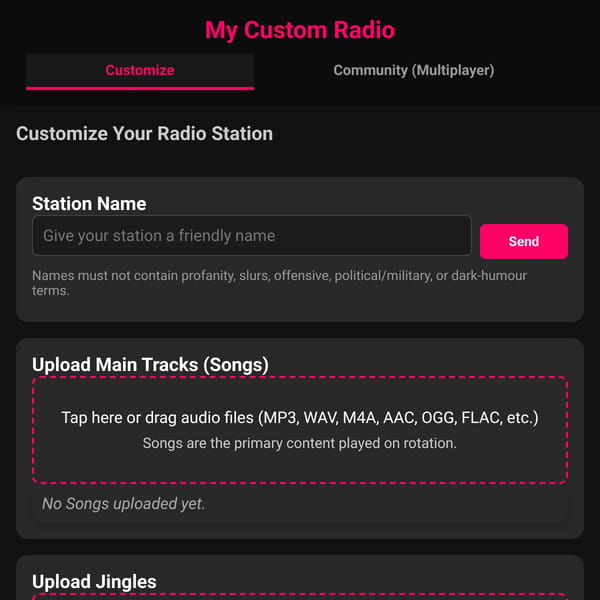 Custom Radio