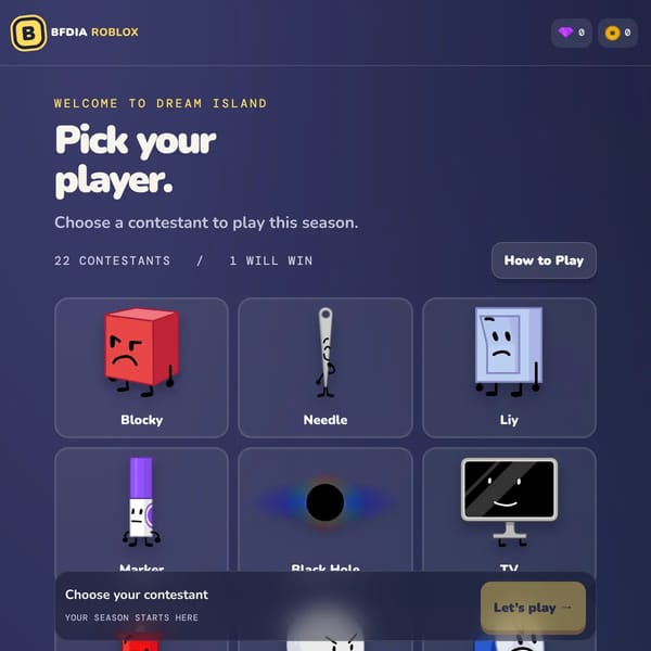 BFDIA Roblox