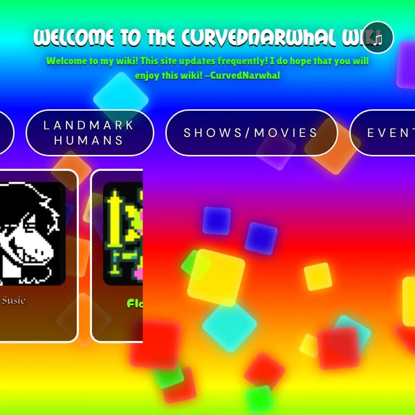The Official CurvedNarwhal Wiki