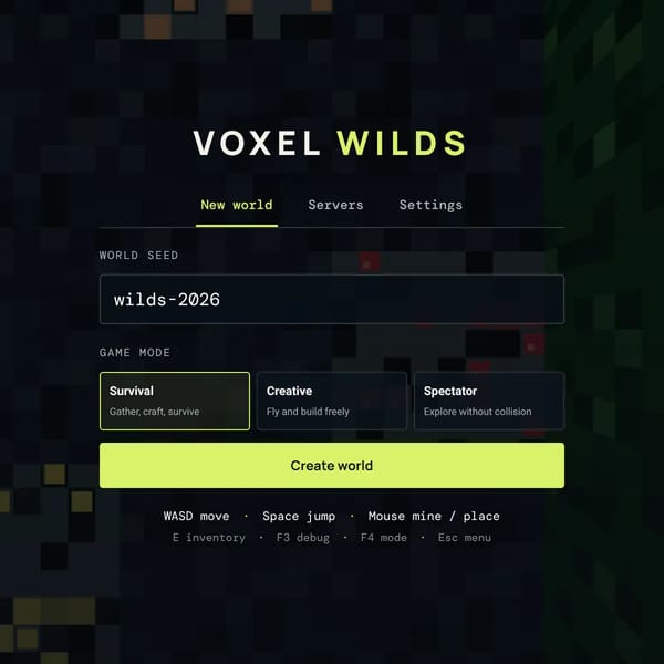 Voxel Wilds