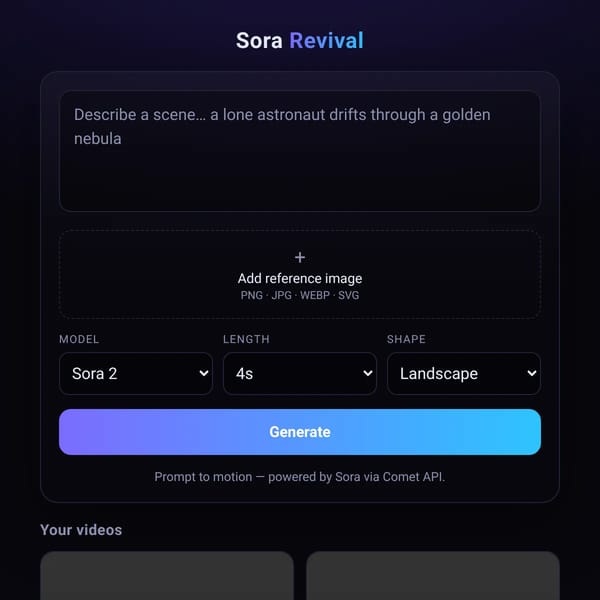 Sora Revival