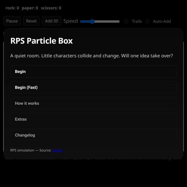 RPS Particle Box