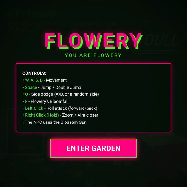 you are Flowery
