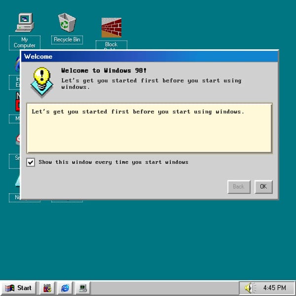 Windows 98 Emulator