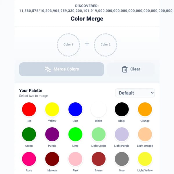 Color Merge Alchemy