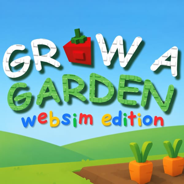 Grow a Garden: Websim Edition