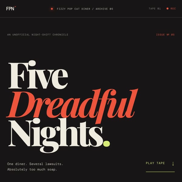 Five Dreadful Nights (the worst fnaf fan fiction ever made)
