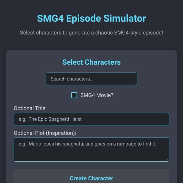 SMG4 Episode Simulator