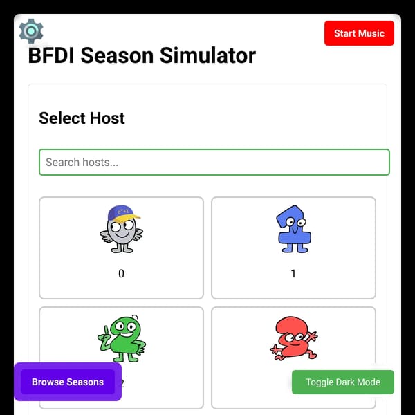Create your own BFDI Season Simulator!!