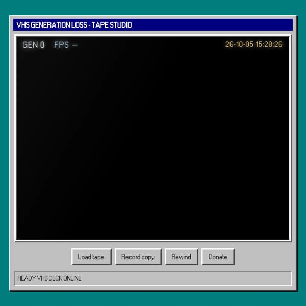 VHS Generation Loss