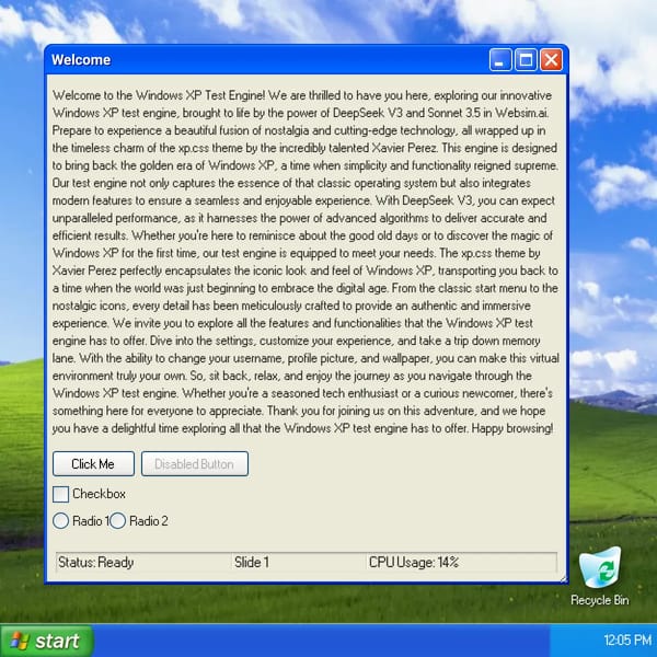 PQO227’s Windows XP Websim Engine