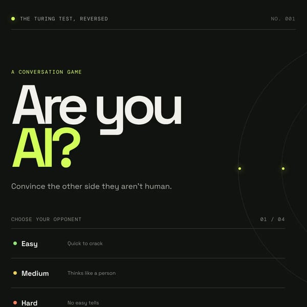 Are You AI?