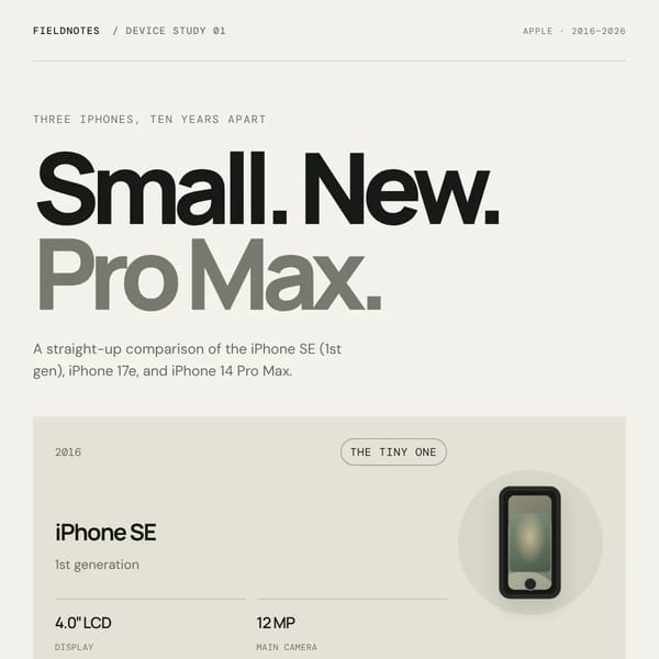iPhone Compare