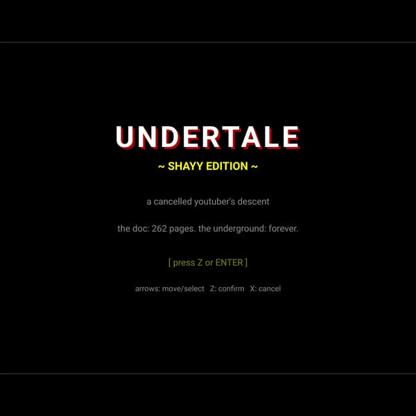 UNDERTALE: SHAYY (262 pages)