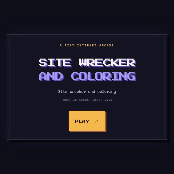 SITE WRECKER AND COLORING