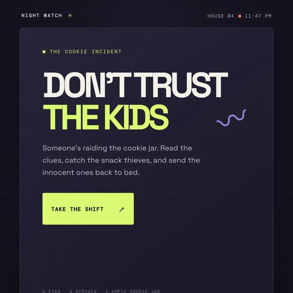 Don't Trust Kids