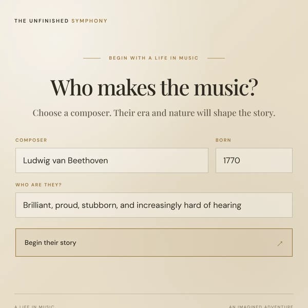 Unfinished Symphony