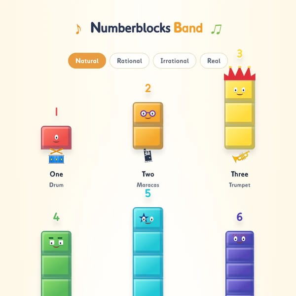 Numberblocks Band