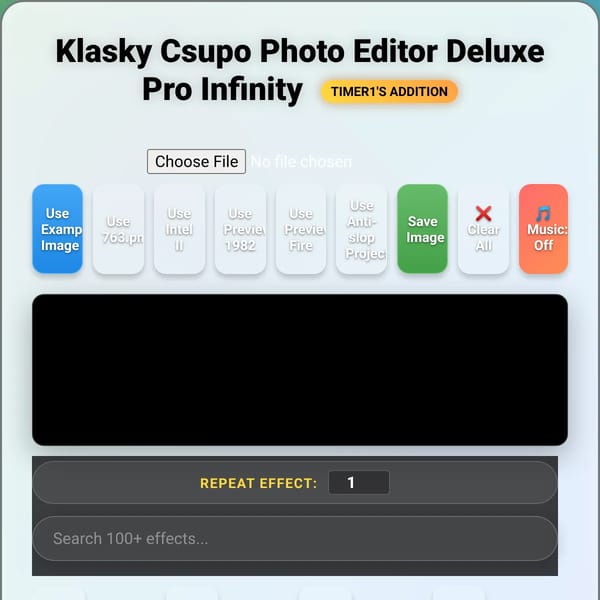 Klasky Csupo Photo Editor
