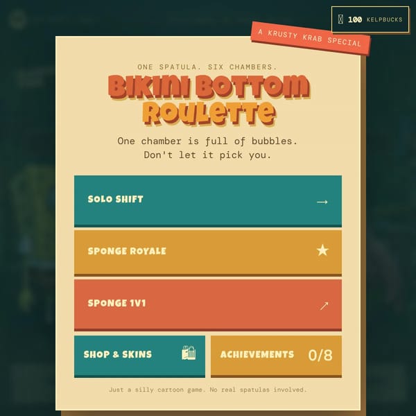 Bikini Bottom Roulette (UPDATE 2!)