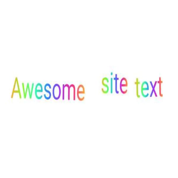 Awesome Text