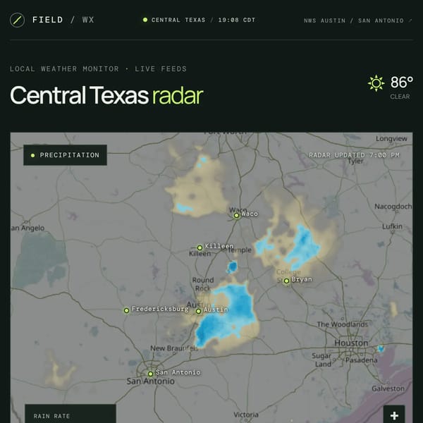 Central TX Radar