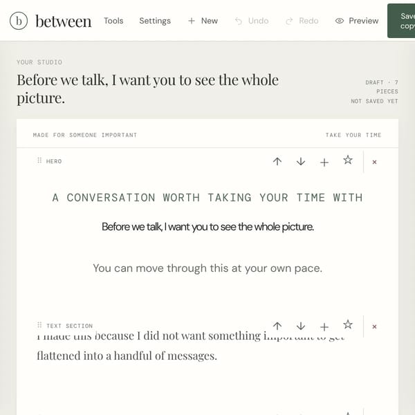 Between